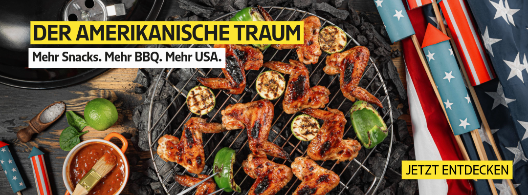 The American Dream - Mehr Snacks. Mehr BBQ. Mehr USA.
